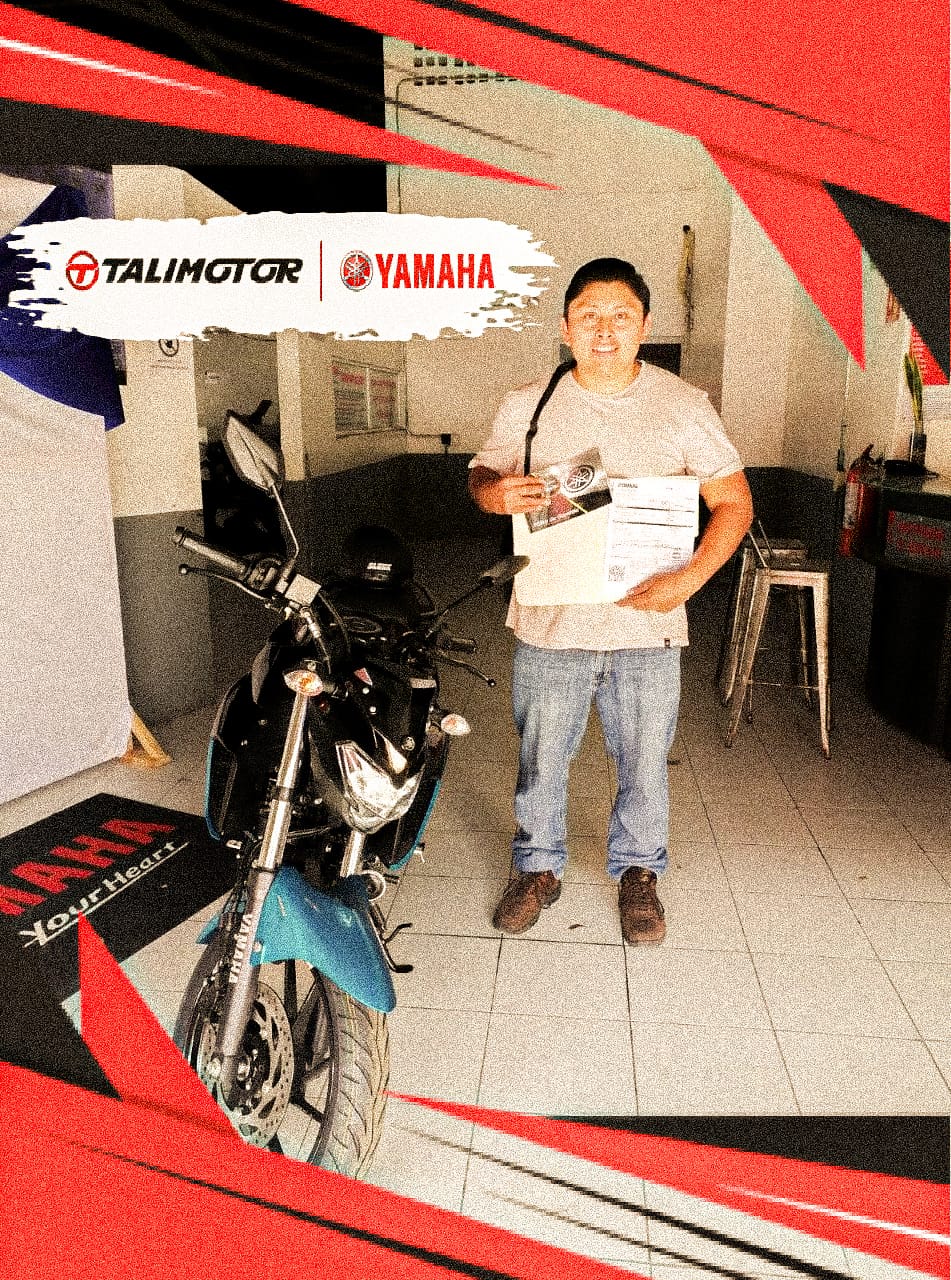 Cliente feliz con su Yamaha